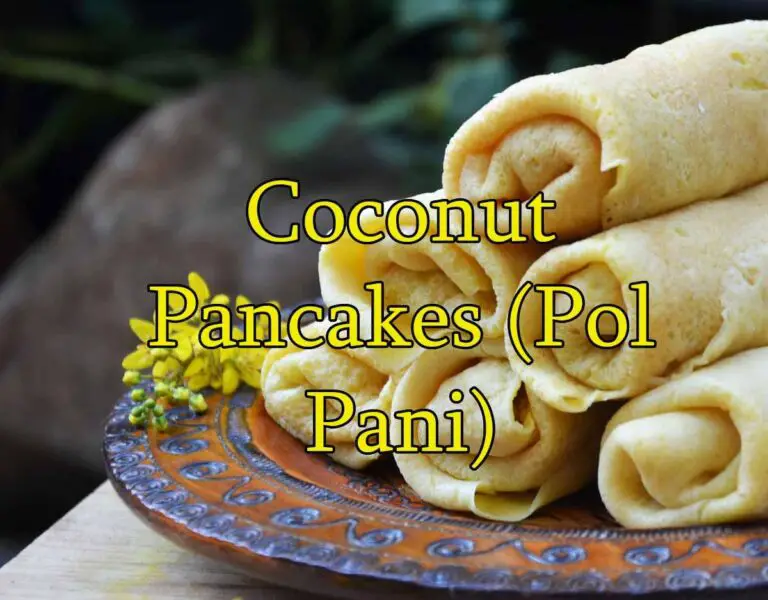 Coconut Pancakes (Pol Pani)