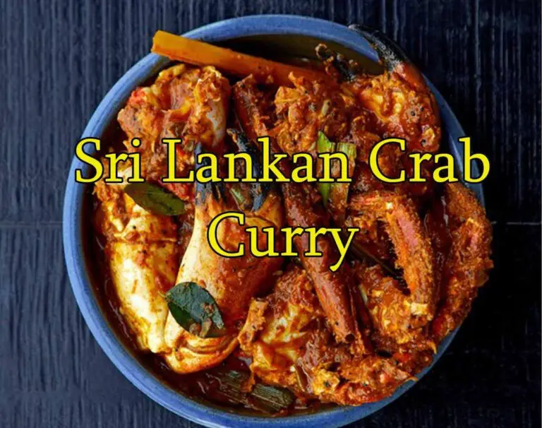 Sri Lankan Crab Curry